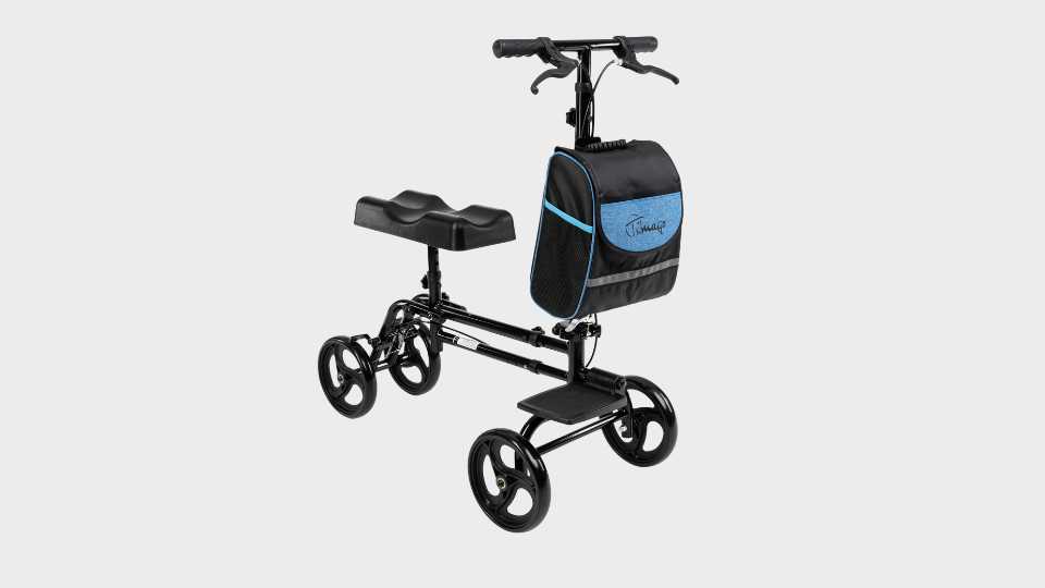 knee walker vs crutches. example of what are knee walkers (knee scooters).