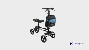 Our signature Knee walker in stylish black colour fully-assembled.