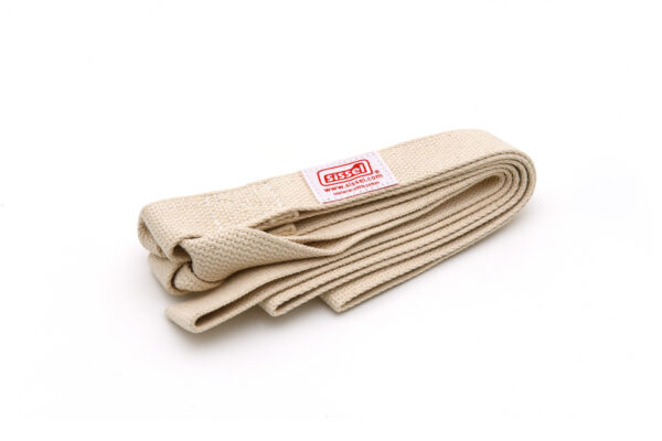 Close-up image of the SISSEL Yoga and Pilates Mat Carry Strap showing its simple and compact design