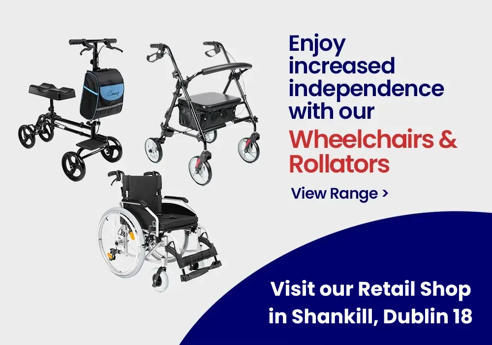Showing some of our best selling products such as Wheelchairs, Zimmer frames, Rollators and Knee walkers.