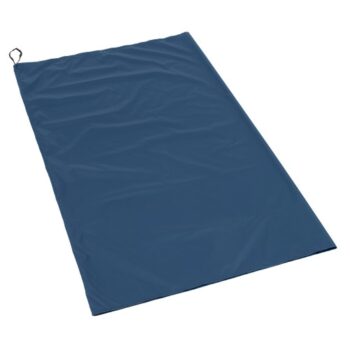 Low-friction slide sheet in use for bedside patient transfer