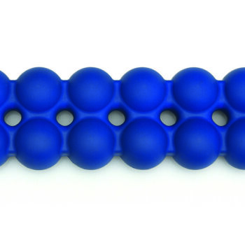 Close-up of the Sissel Spinefitter, highlighting the dual roller balls and textured surface