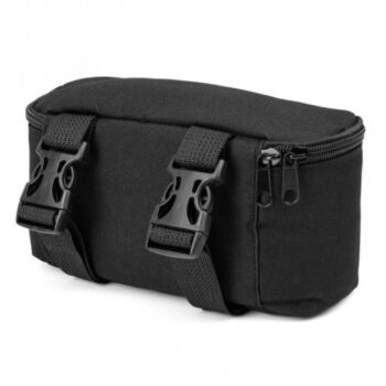 Durable wheelchair storage bag for armrest with buckle fastening