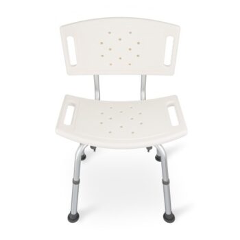 Front over view of the shower chair.