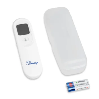 infrared thermometer used in home or clinical setting for safe and hygienic temperature checks